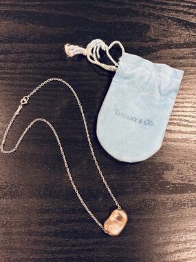 Vintage Tiffany & Co. Elsa Peretti Sterling Silver Bean Pendant, Small, 1974.